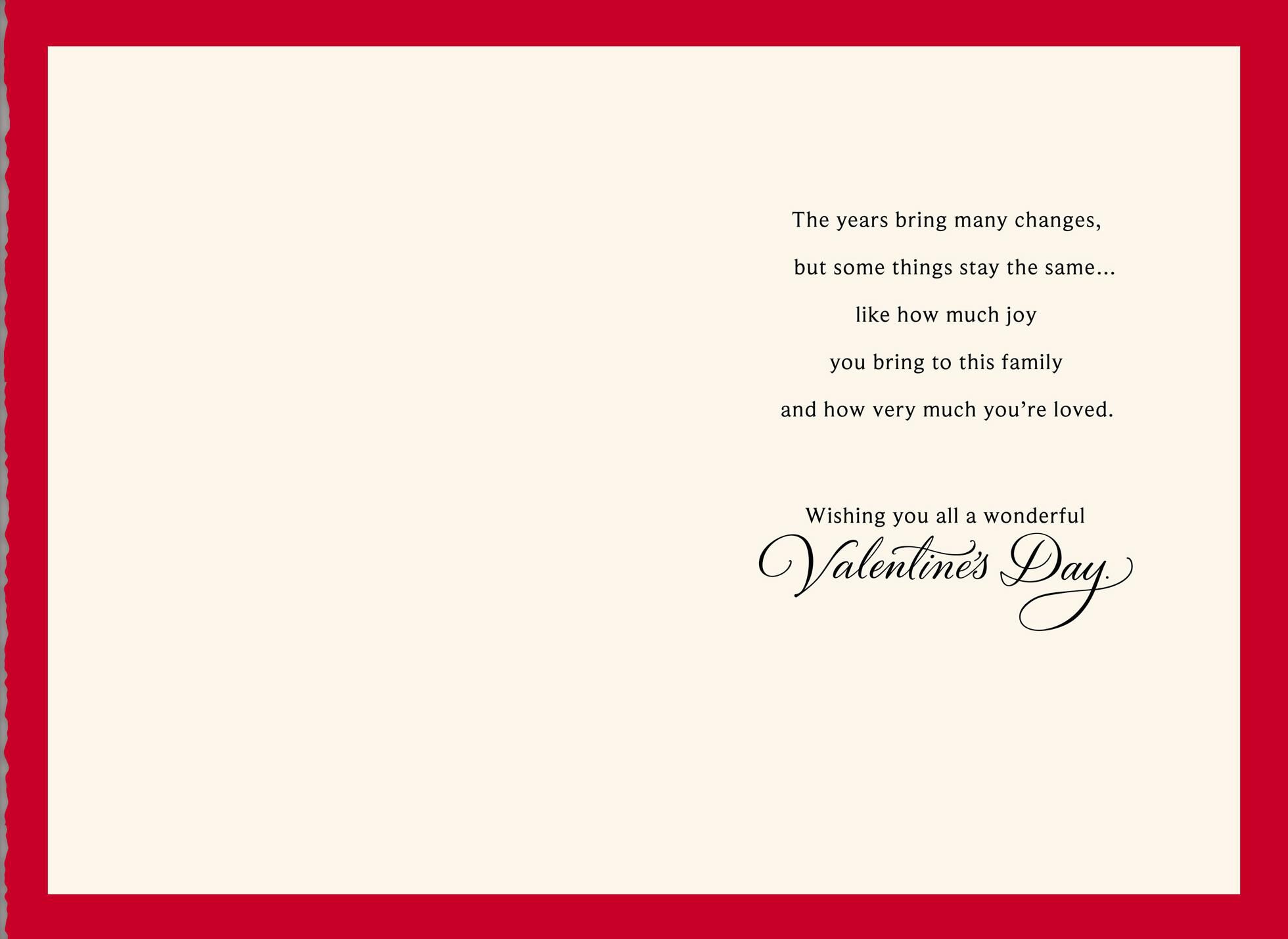 Love You So Much Valentine's Day Card for Son and Family