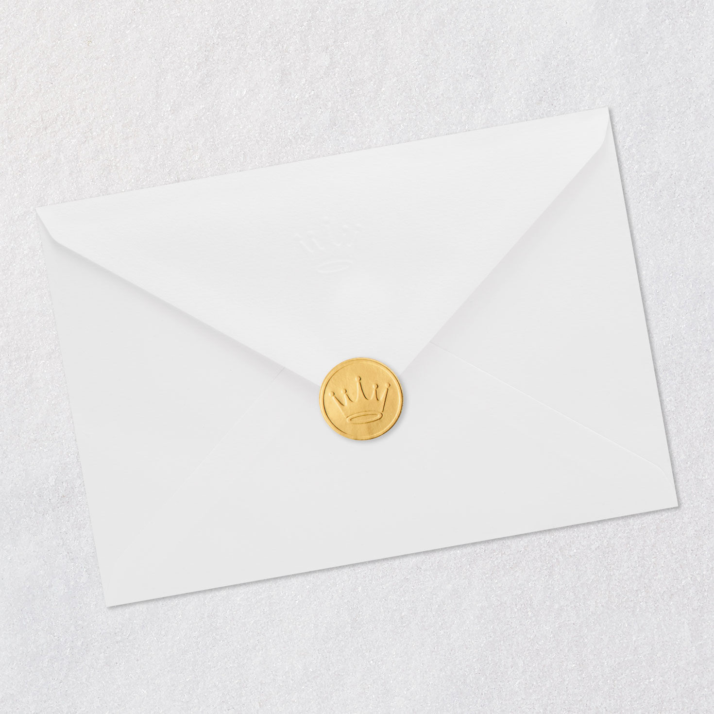 Green Leaves and Gold Arches Get Well Card Envelope Back with Seal image number 8