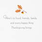 Fall Leaves and Flowers 3D Pop-Up Thanksgiving Card, , large image number 3