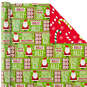 Christmas Cheer 4-Pack Reversible Wrapping Paper Assortment, 150 sq. ft., , large image number 4