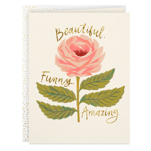 Beautiful Funny Amazing You Card, 