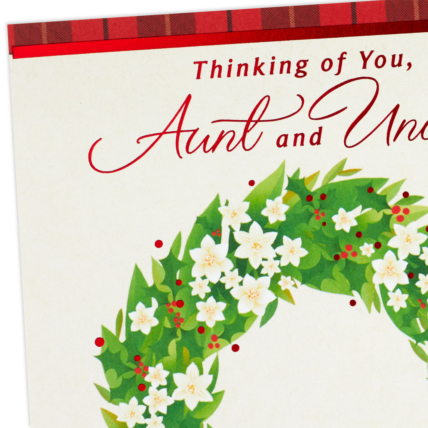 Thinking of You Christmas Card for Aunt and Uncle, , large image number 5