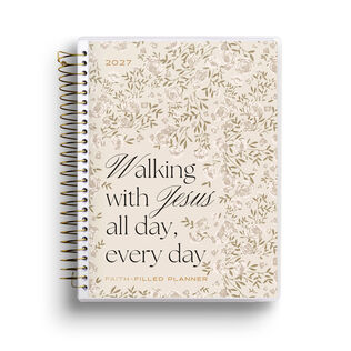 Melissa Horvath Walking With Jesus 18-Month Faith-Filled Planner for '26-'27