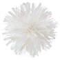 Iridescent and White Pom-Pom Gift Bow, 5.5", Iridescent & White, large image number 1