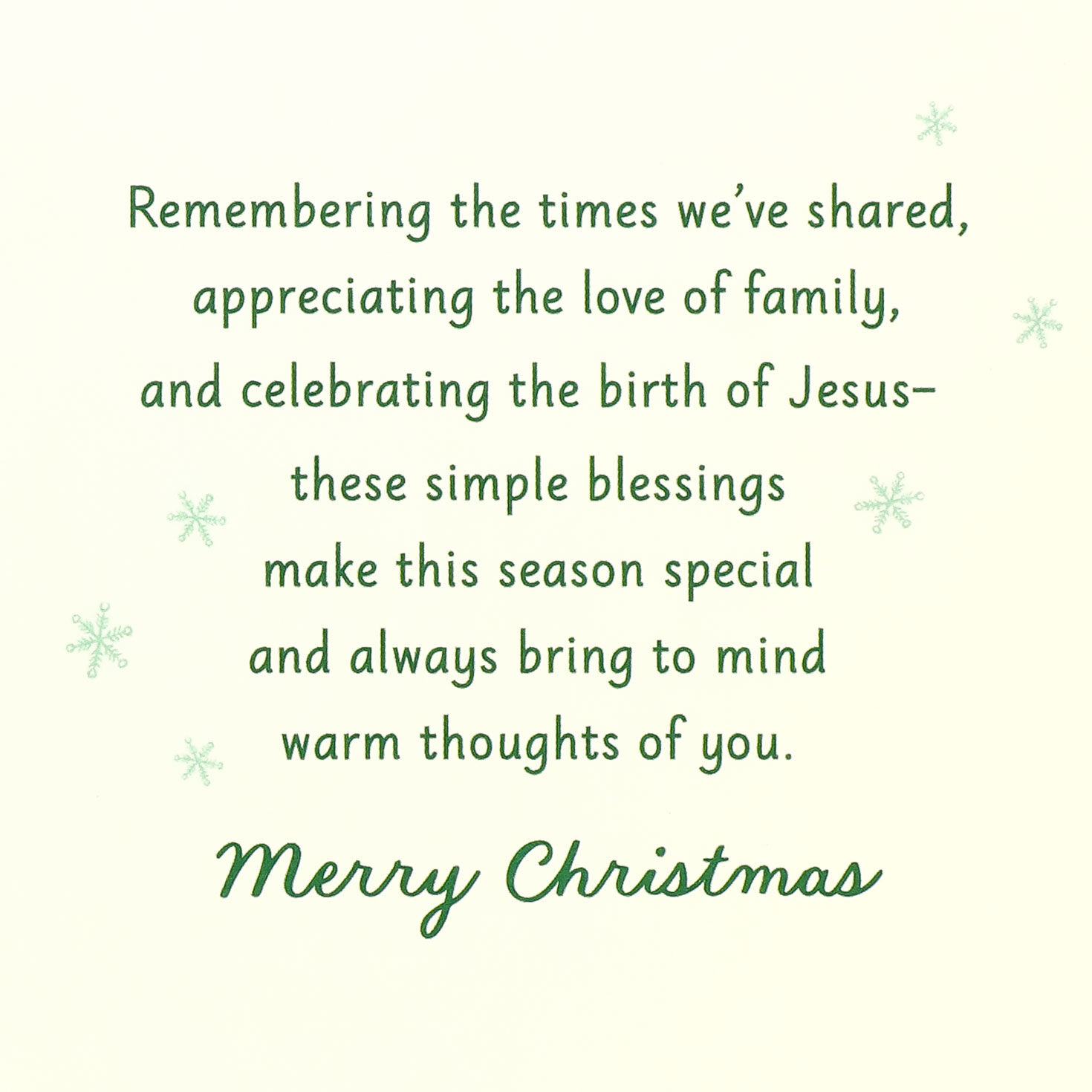 Winter Deer Mom and Dad Religious Christmas Card Sentiment image number 2