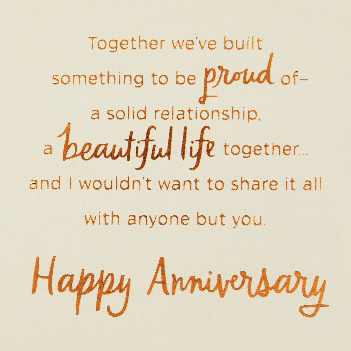 So Grateful for You 25th Anniversary Card for Wife for only USD 5.59 | Hallmark