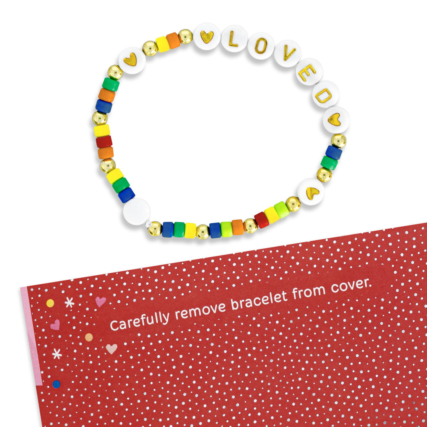 You're Every Kind of Wonderful Love Card for Kids With Friendship Bracelet, , large image number 4