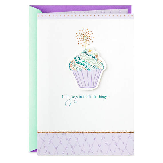 Find Joy in the Little Things Birthday Card