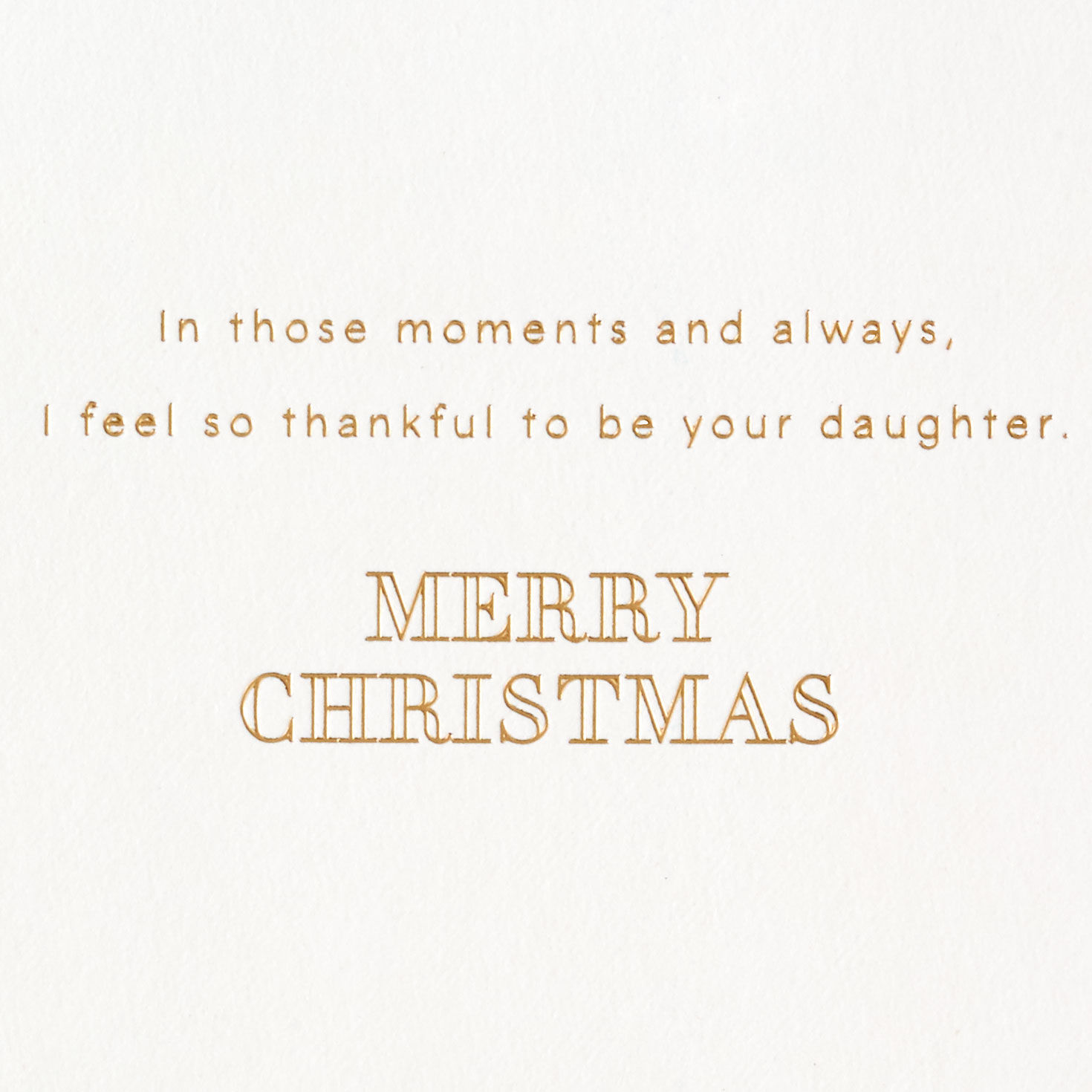 Thankful to Be Your Daughter Christmas Card for Mom and Dad, , large image number 3
