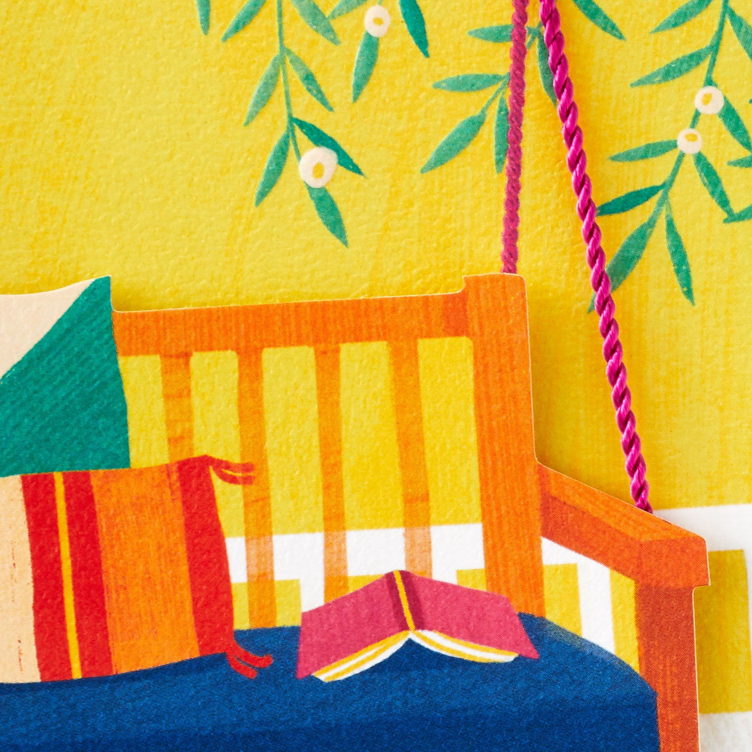 Porch Swing and Plants Religious Mother's Day Card Card Front Detail image number 5