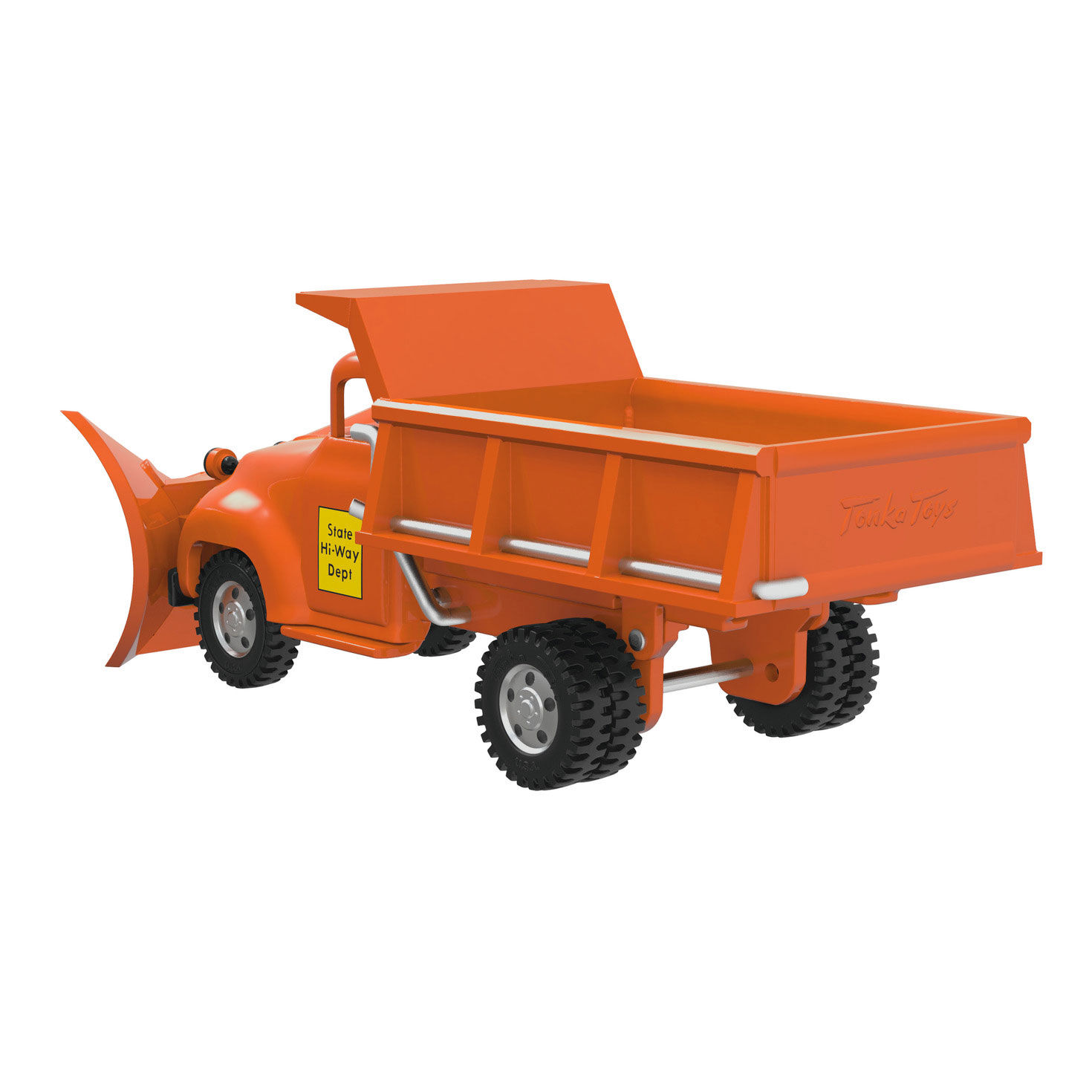 Orange Tonka Highway Dump Truck Keepsake Ornament Back image number 6