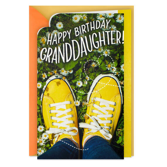 Lucky to Love You Birthday Card for Granddaughter