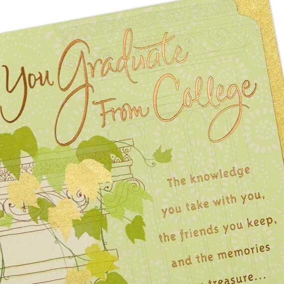 Wishes for Joy in All You Do College Graduation Card, , large image number 4