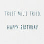 Cupcakes Don't Fit Funny Birthday Card, , large image number 2