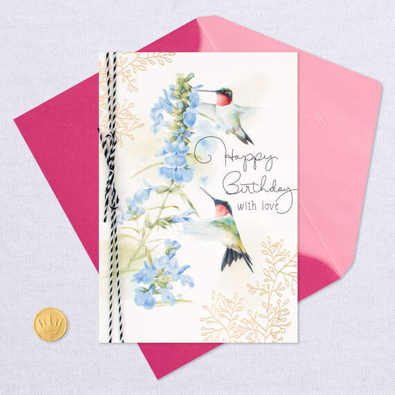 Marjolein Bastin Hummingbirds Birthday Card, , large image number 5