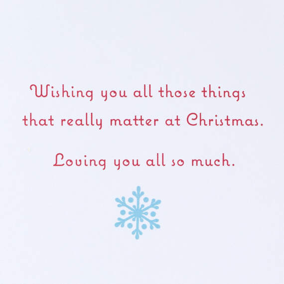 Love You All So Much Christmas Card for Son and Family, , large image number 3