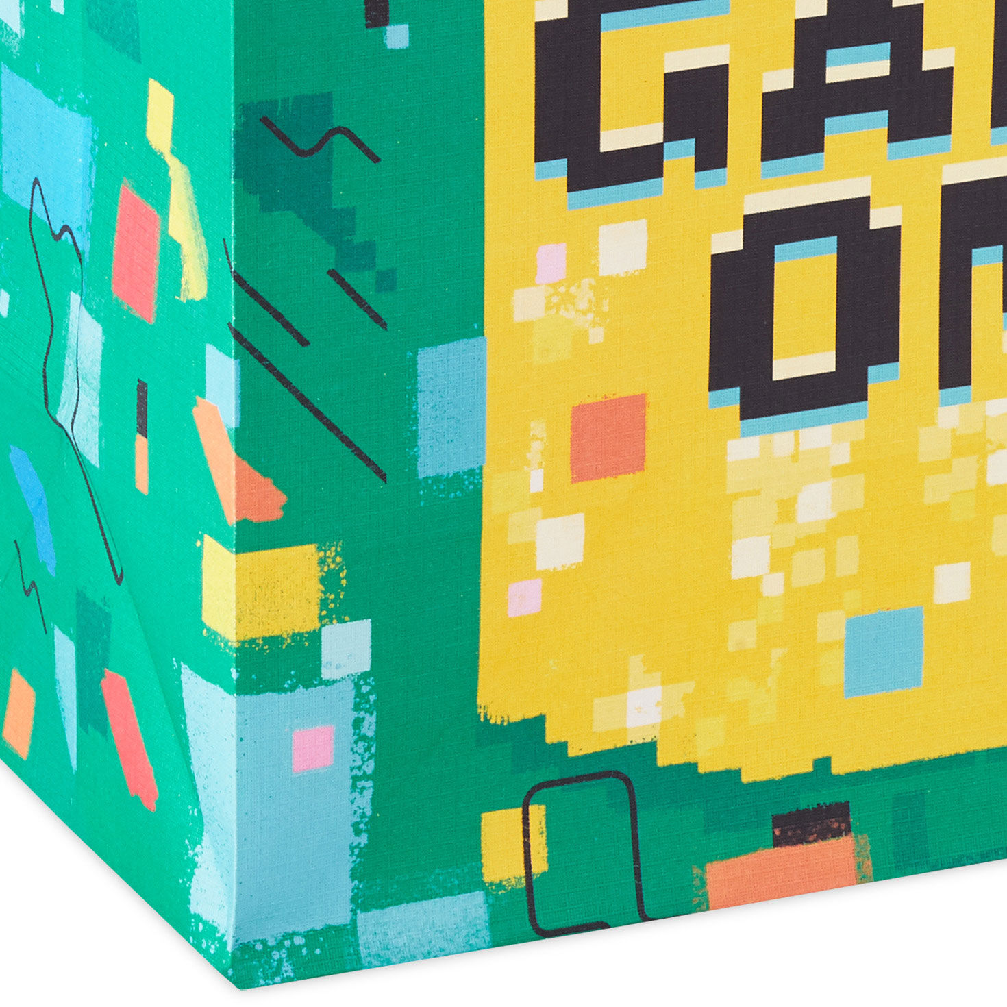 Pixelated Cake Large Gift Bag detail image number 6