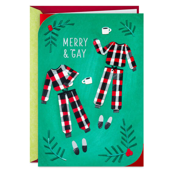 Merry and Gay Christmas Card for Partner, , large image number 1