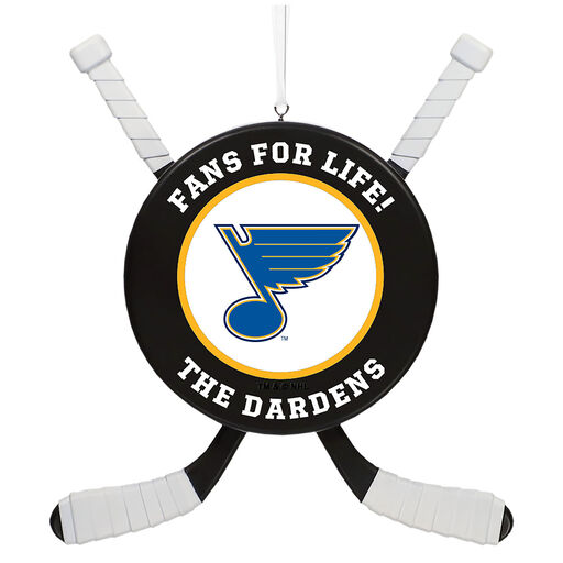 NHL Hockey Personalized Ornament, St. Louis Blues®, 
