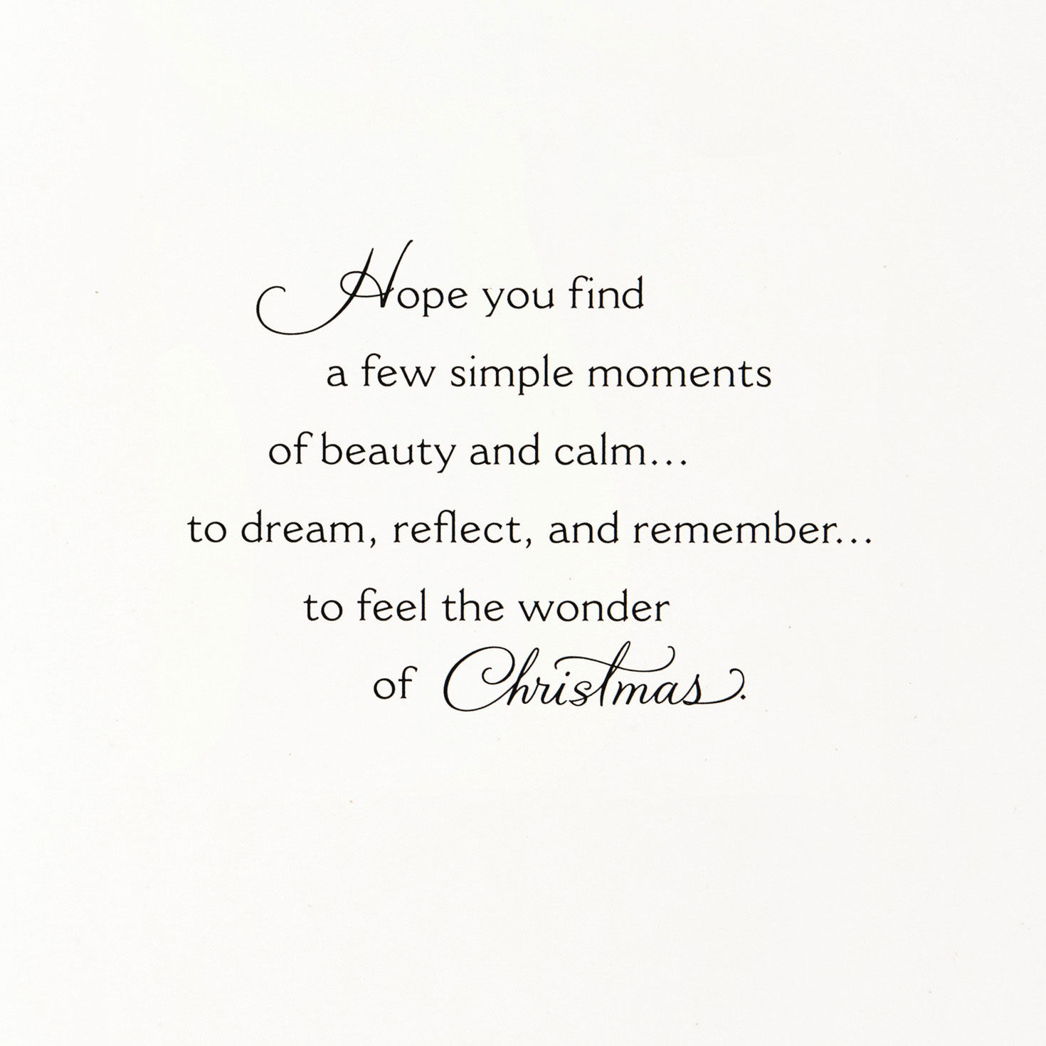 Snowman and Cardinal Boxed Christmas Card Pack sentiment image number 4