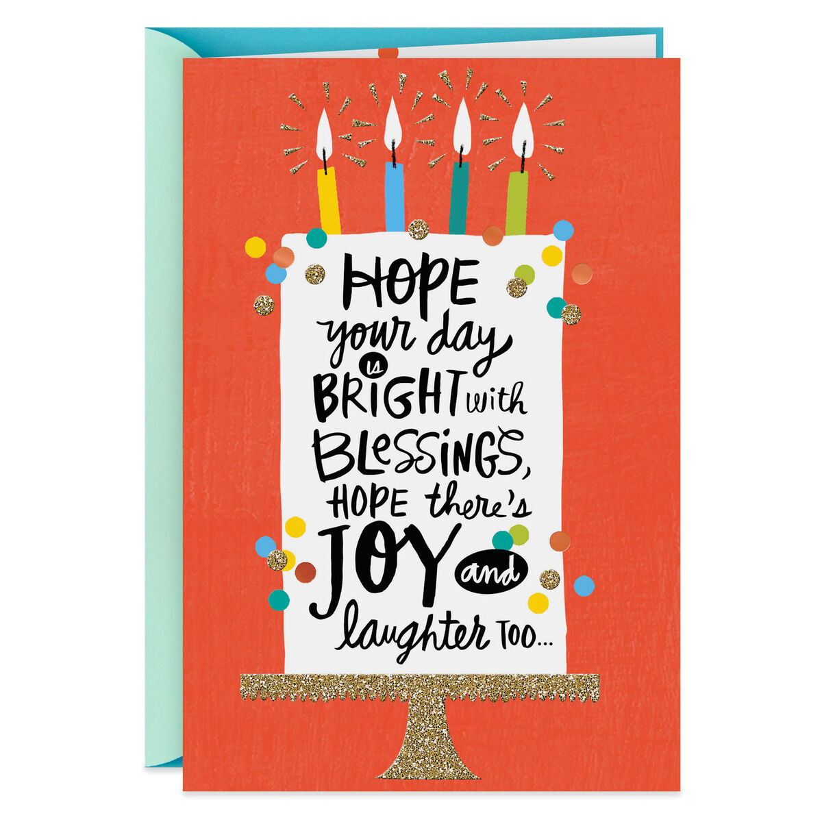 Cake With Candles Religious Birthday Card - Greeting Cards - Hallmark