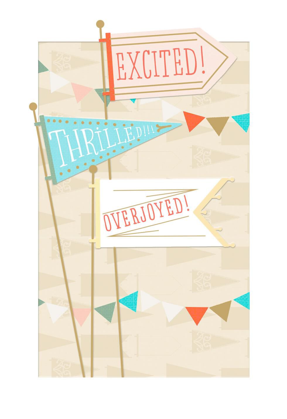 Banners and Flags Religious New Baby Card