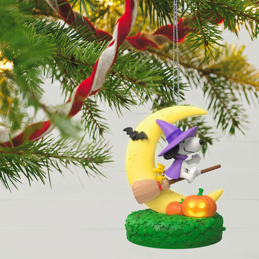 The Peanuts® Gang Snoopy's Moonlit Mischief Musical Ornament With Light, 