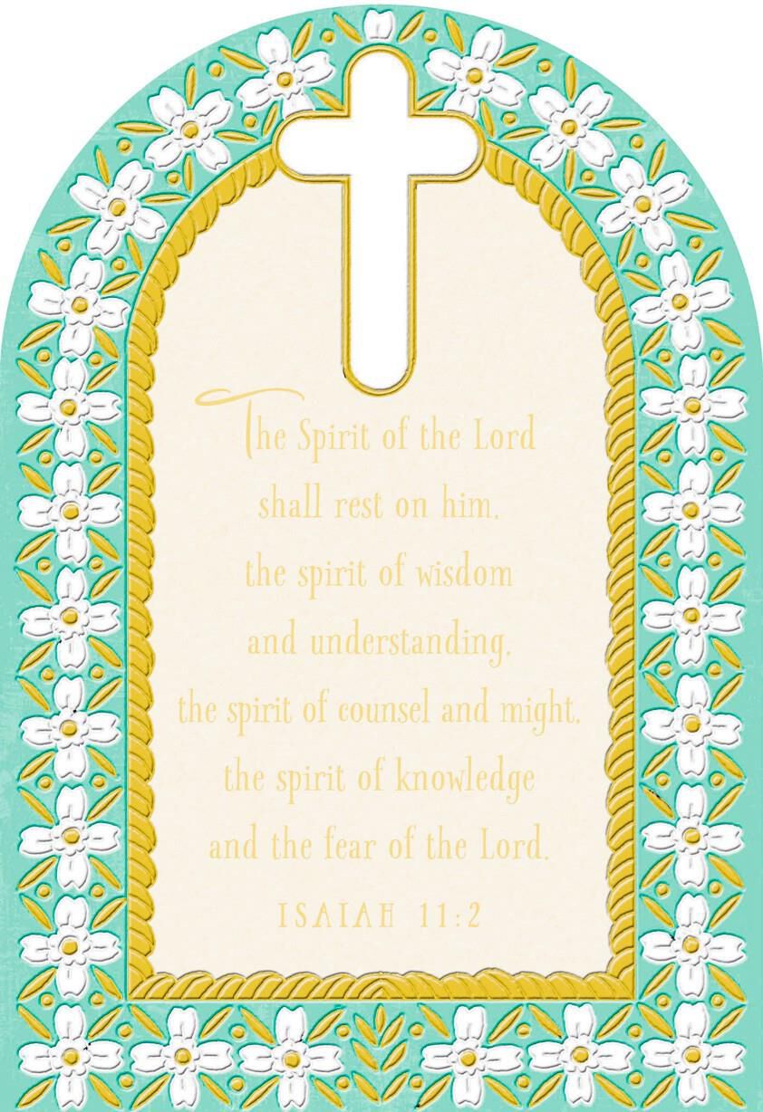 Strong in Faith Confirmation Card