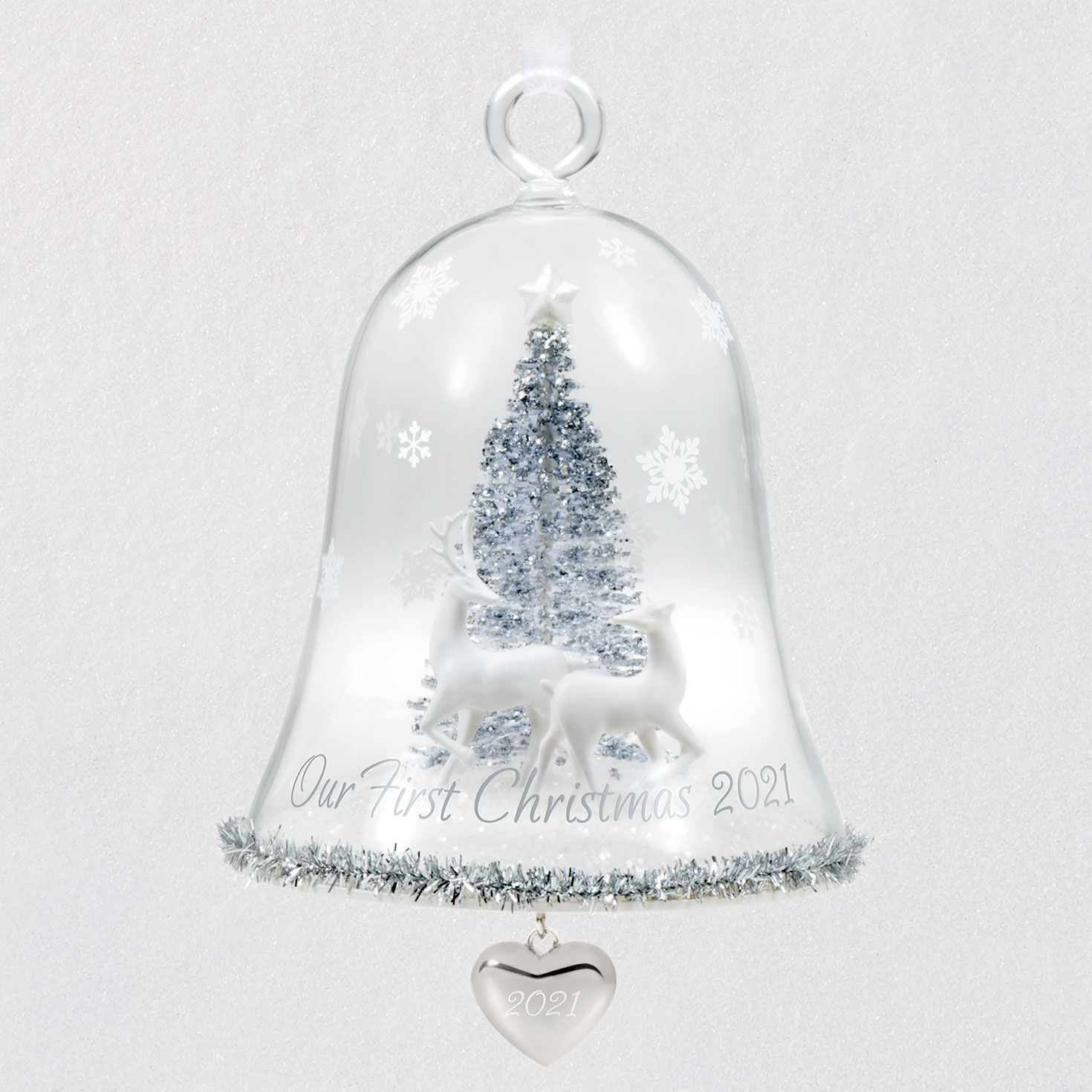 Hallmark Babys First Christmas 2021 Ornament Our First Christmas Cloche 2021 Ornament Keepsake Ornaments Hallmark