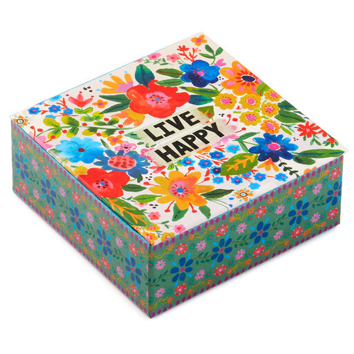 Natural Life Live Happy Floral Happy Box Gift Set, 6 Pieces, 