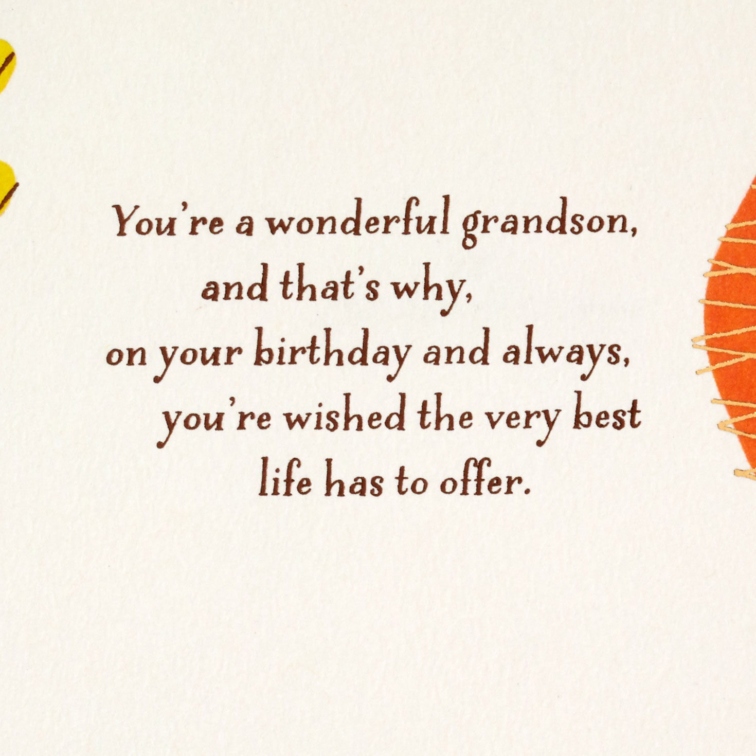 Wishing You the Best in Life Birthday Card for Grandson for only USD 5.59 | Hallmark