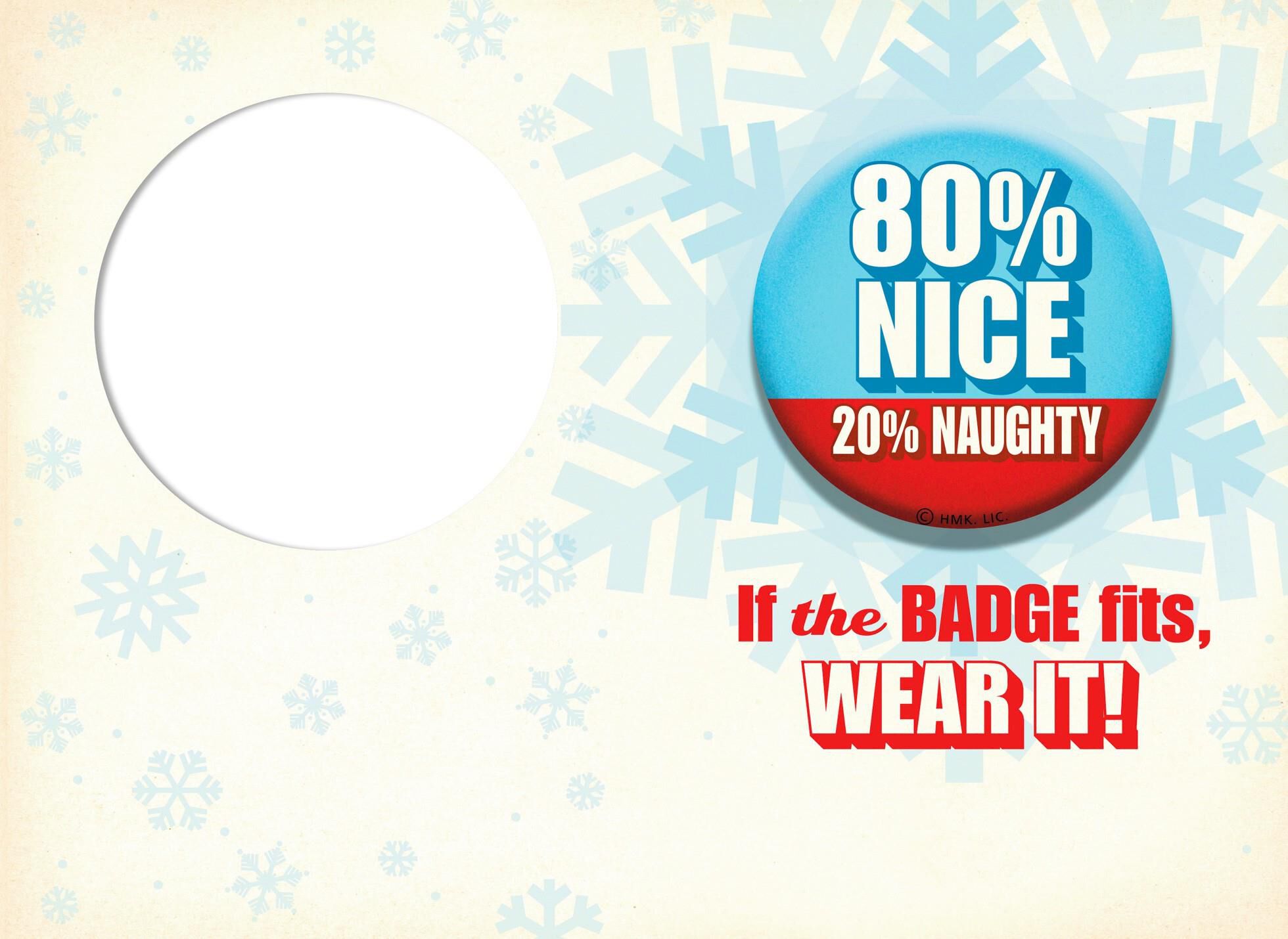 Naughty and Nice Christmas Card