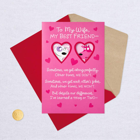 My Wife, My Best Friend Valentine's Day Card, , large image number 6