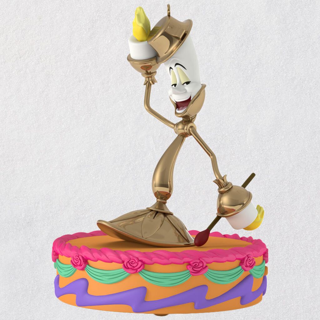 Disney Beauty and the Beast Be Our Guest Musical Ornament 