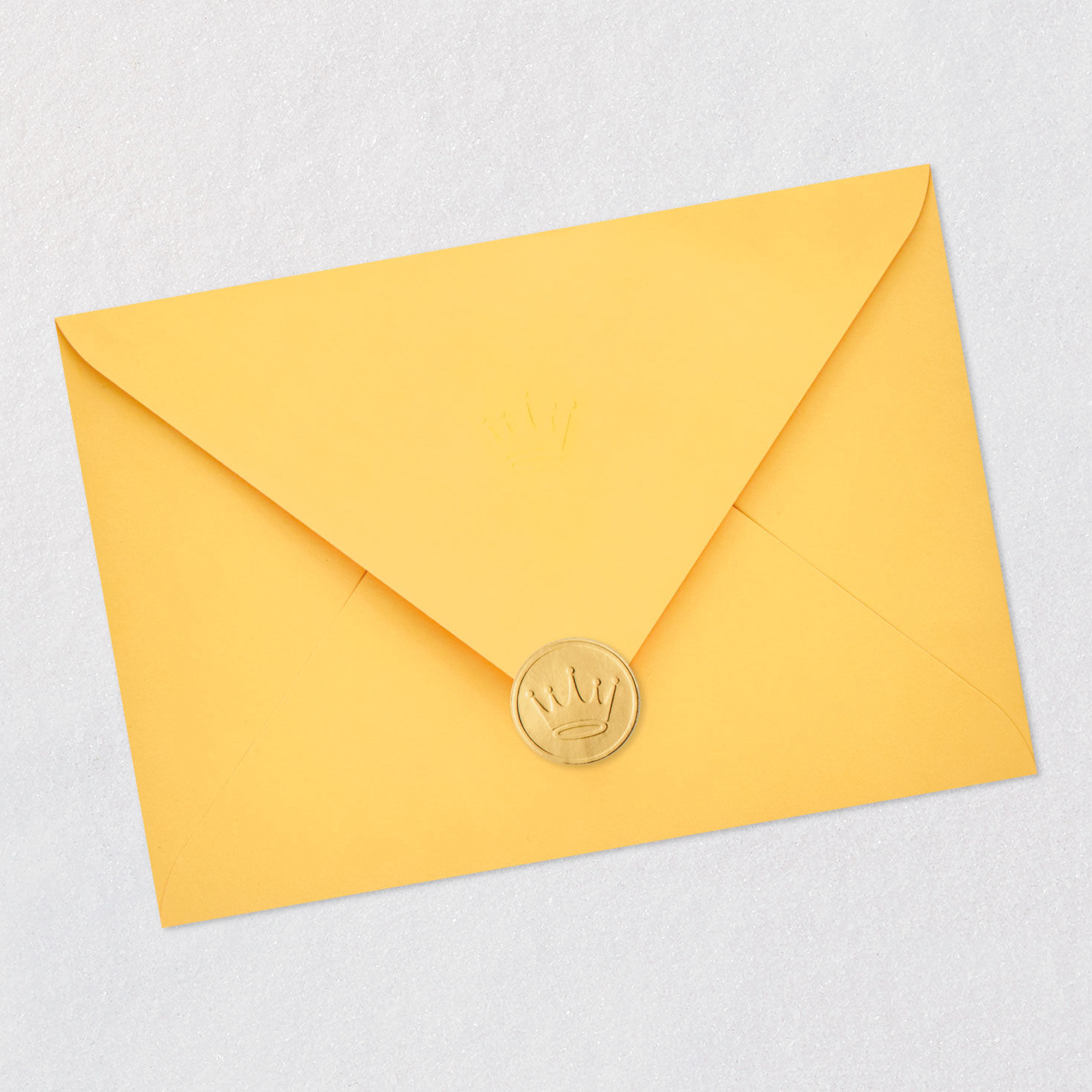 Yellow Circles Pattern 70th Birthday Card Envelope Back with Seal image number 7