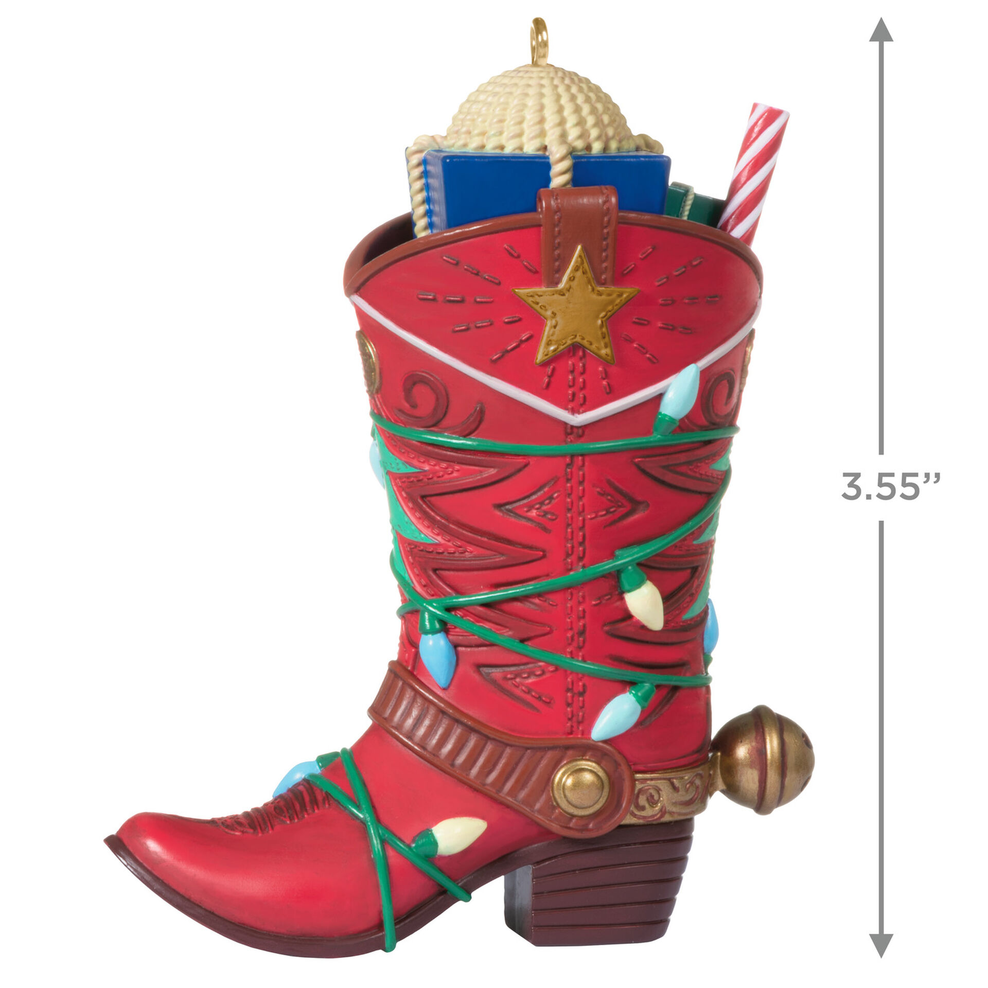 Boot Kickin Christmas Cowboy Boot Ornament Keepsake Ornaments Hallmark