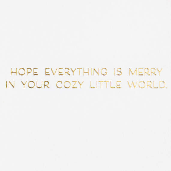 Hope All Is Merry in Your World Christmas Card, , large image number 2