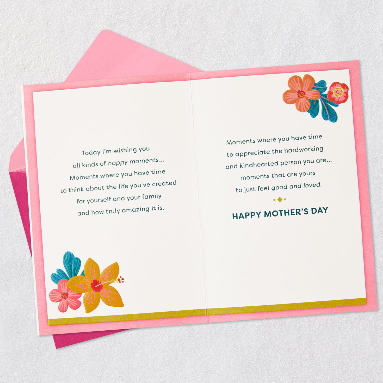 Wishing You Happy Moments Mother's Day Card for Mom, , large image number 4