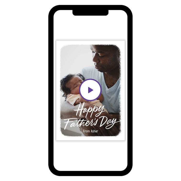 White Frame Father’s Day eCard