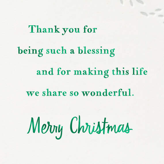 You're My Greatest Blessing Christmas Card for Husband, , large image number 3