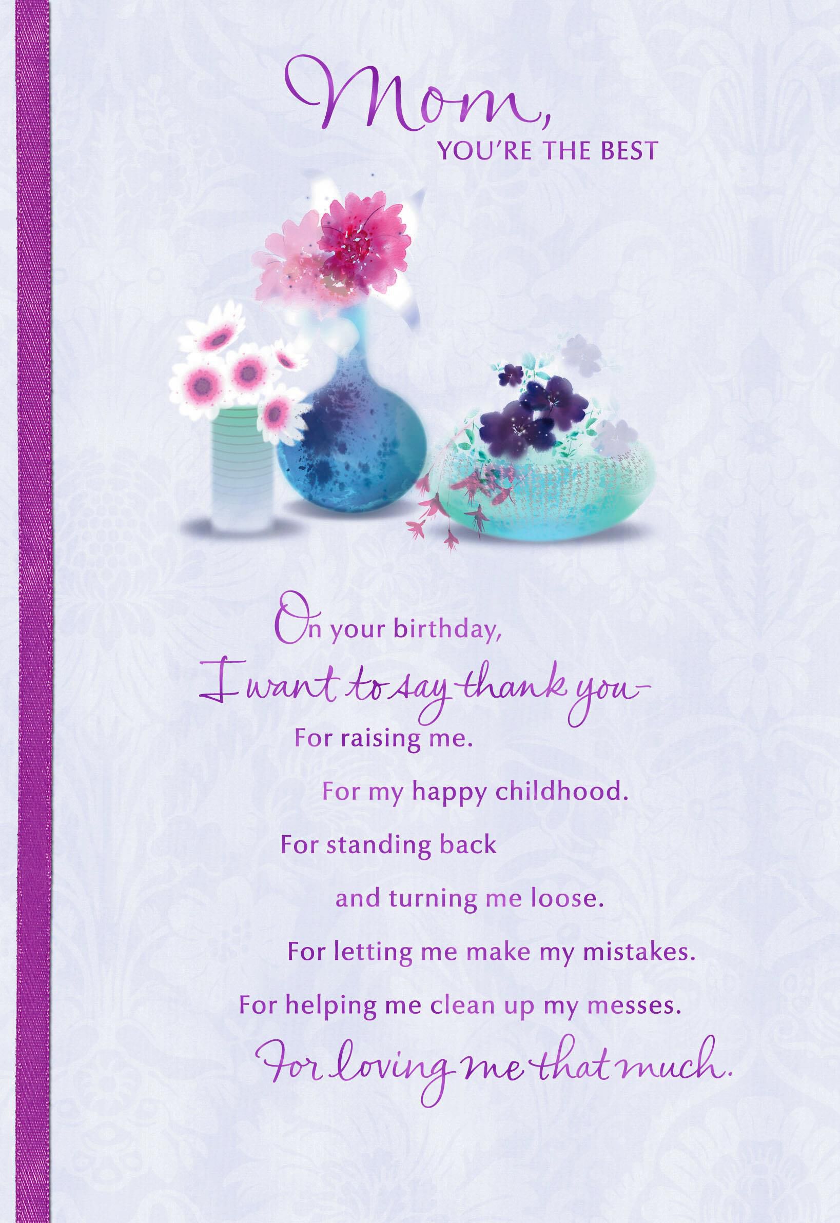 Mom You Re The Best Birthday Card Greeting Cards Hallmark