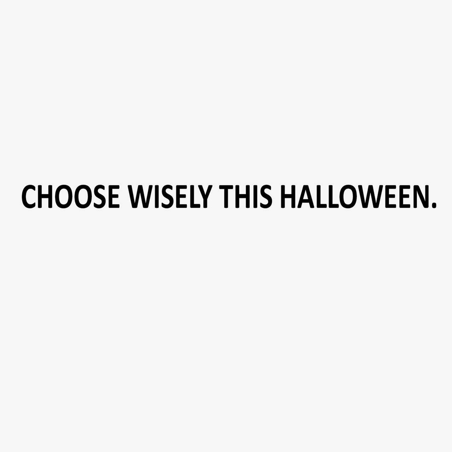 Black and White TV Scene Funny Halloween Card Sentiment image number 2