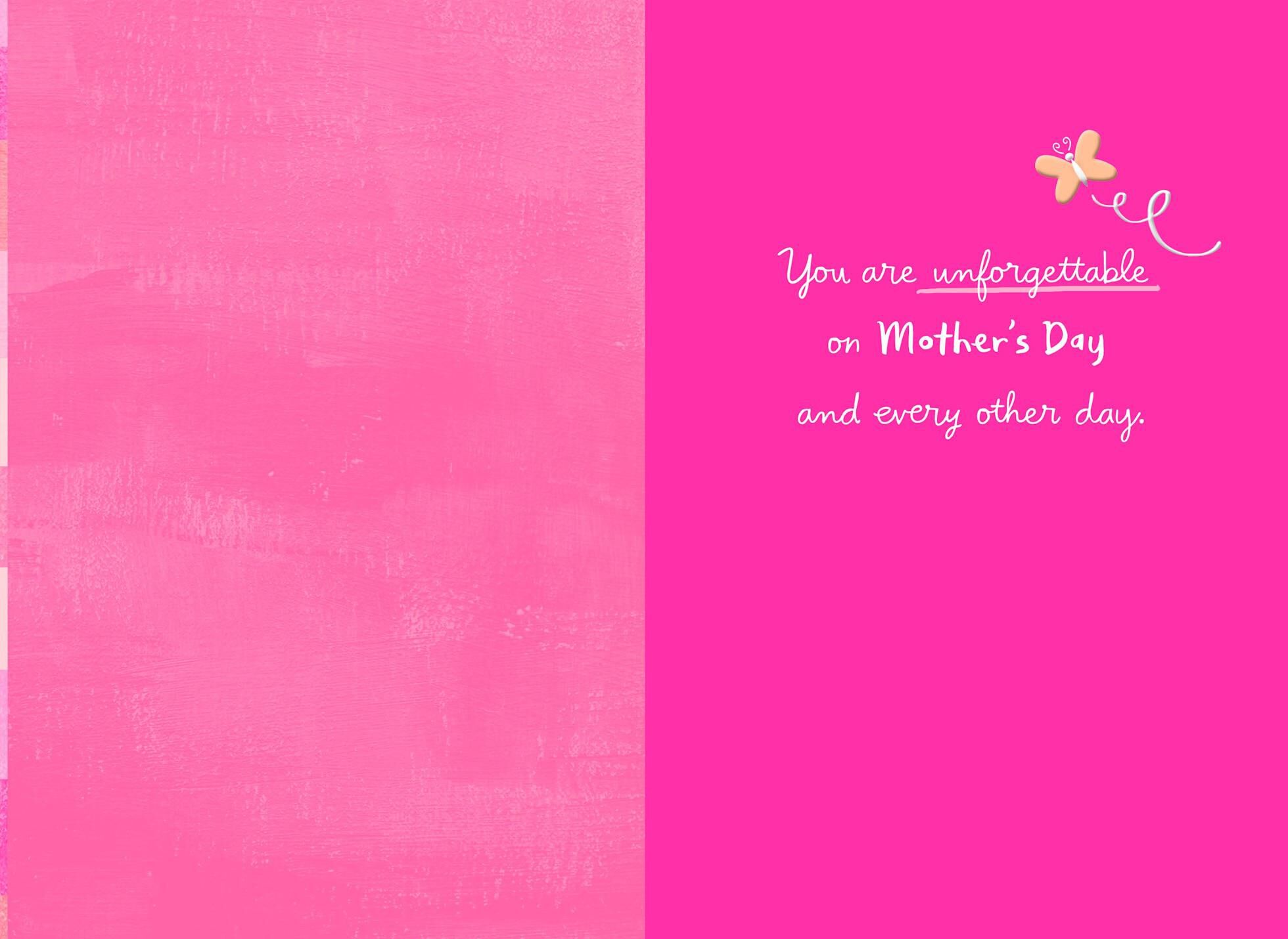 You Are Unforgettable Mother's Day Card