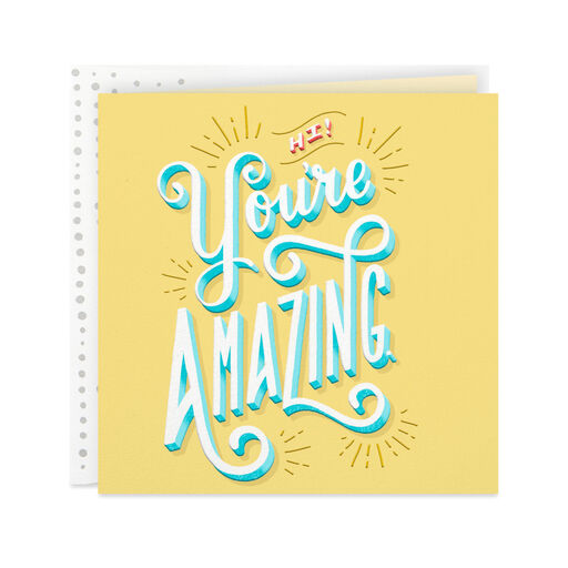 Hi, You're Amazing Thinking of You Card, 