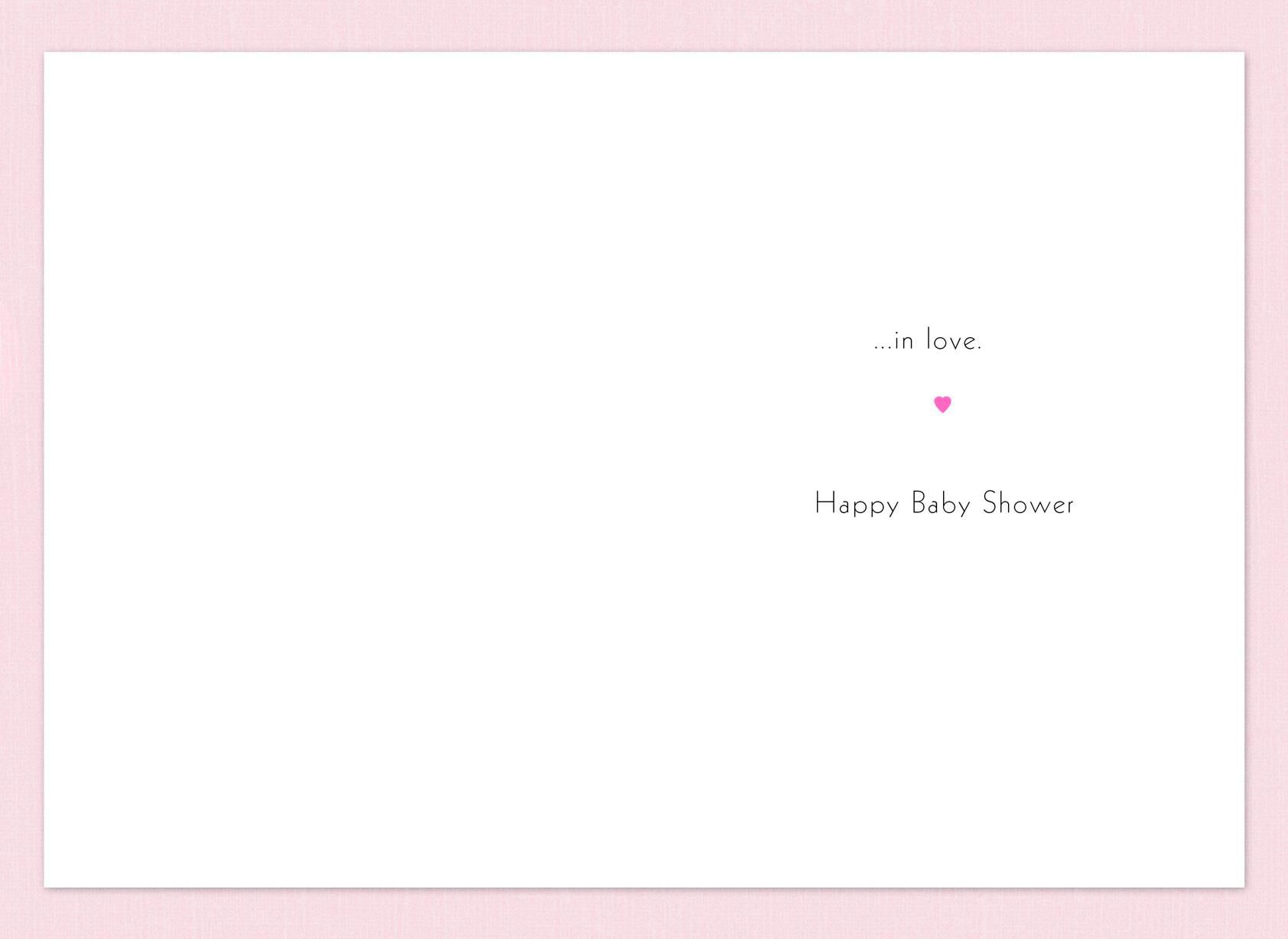 All Dressed Up Baby Girl Shower Card