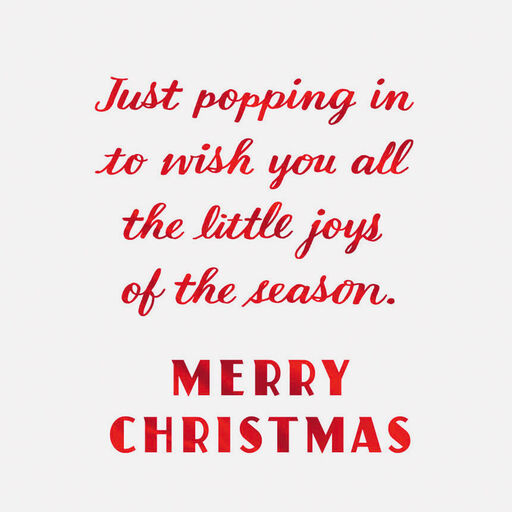The Joys of the Season Christmas Card From Secret Santa, 