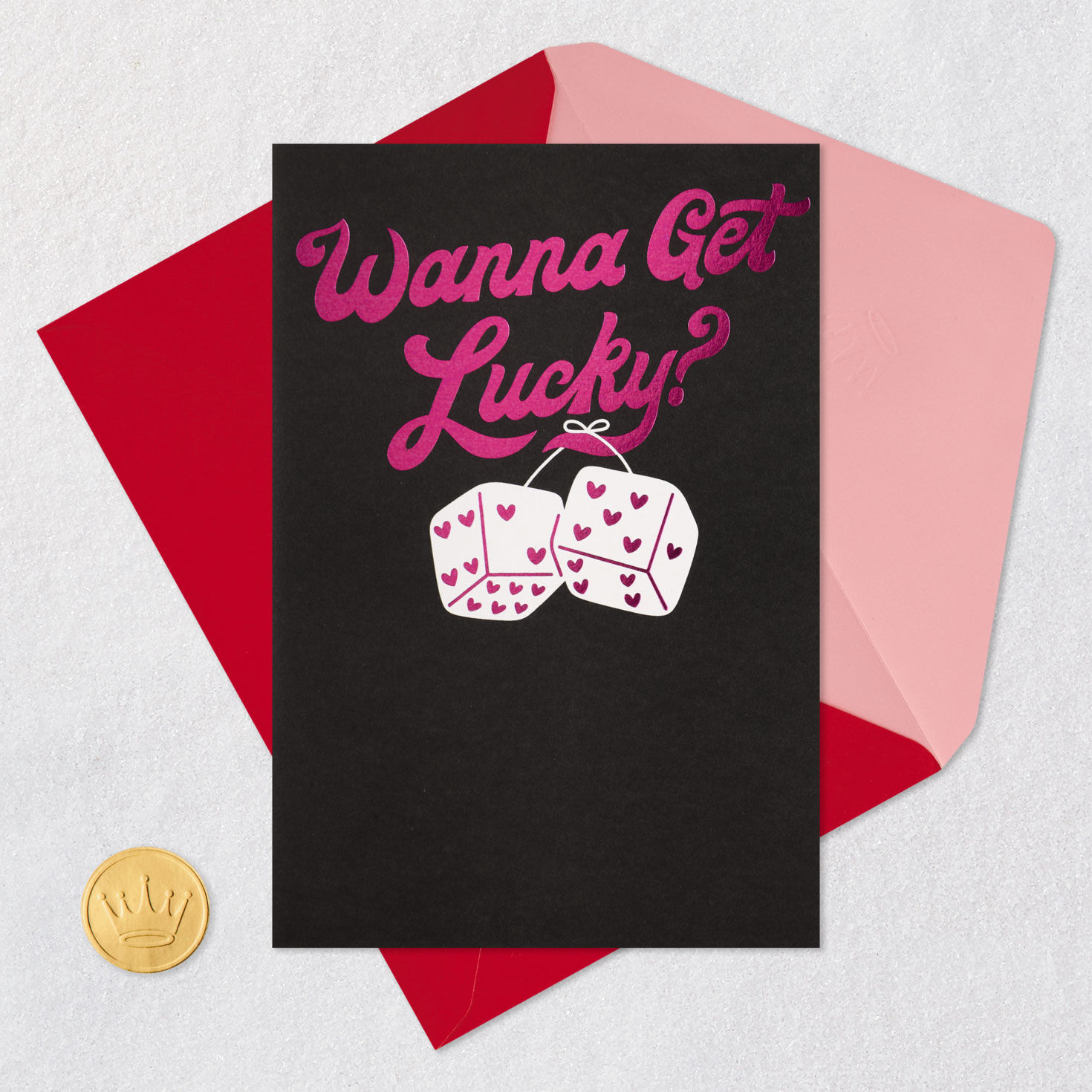 Wanna Get Lucky Funny Valentine's Day Card for only USD 4.49 | Hallmark