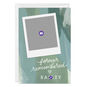 Personalized Green Brush Strokes Sympathy Photo Card  image number 3