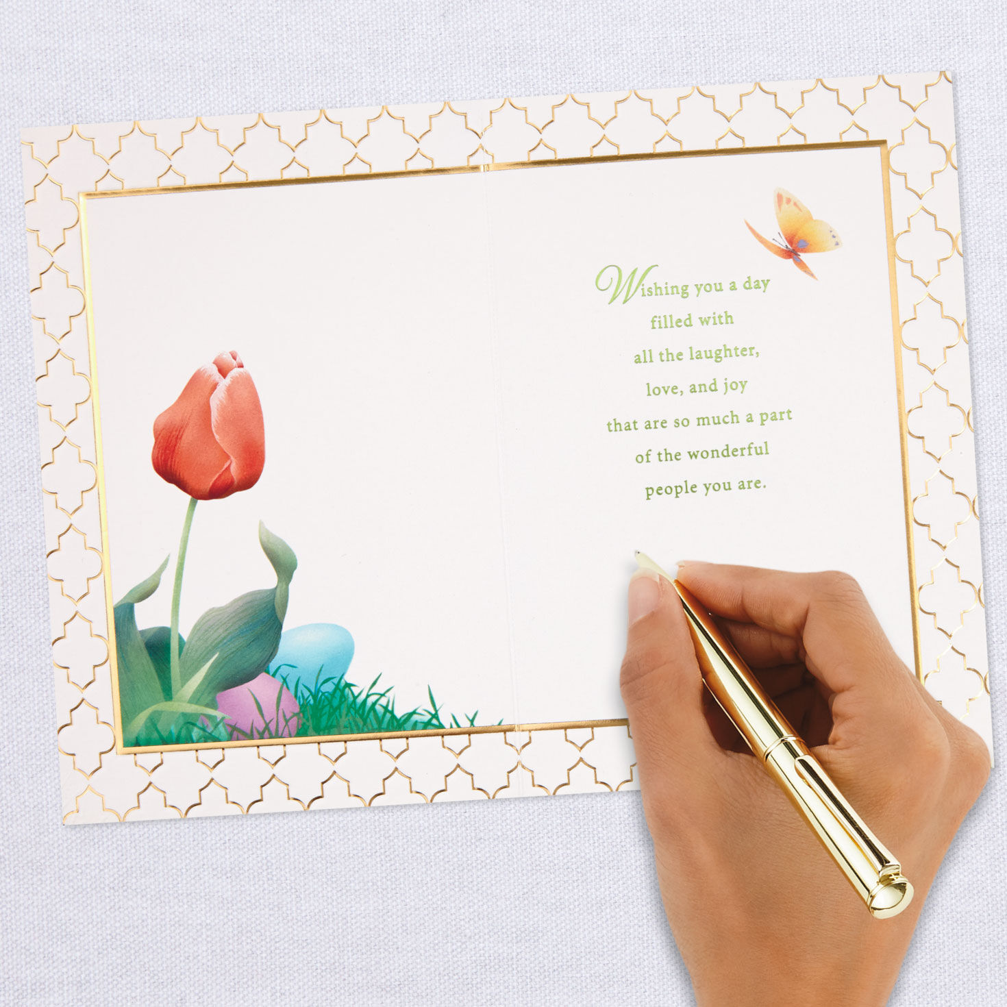 Laughter, Love and Joy Easter Card for Son and Daughter-in-Law, , large image number 6