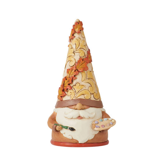 Jim Shore Fall Artist Gnome Figurine, 5", 